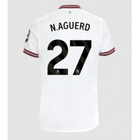 Camisa de Futebol West Ham United Nayef Aguerd #27 Equipamento Secundário 2023-24 Manga Curta